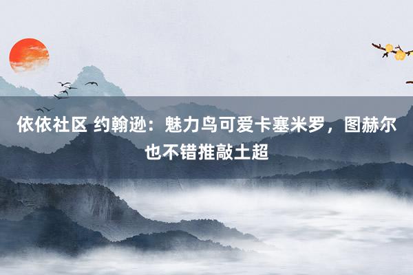 依依社区 约翰逊：魅力鸟可爱卡塞米罗，图赫尔也不错推敲土超