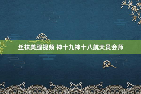 丝袜美腿视频 神十九神十八航天员会师