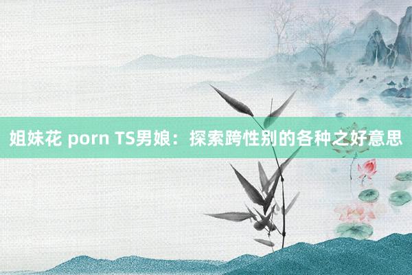 姐妹花 porn TS男娘：探索跨性别的各种之好意思
