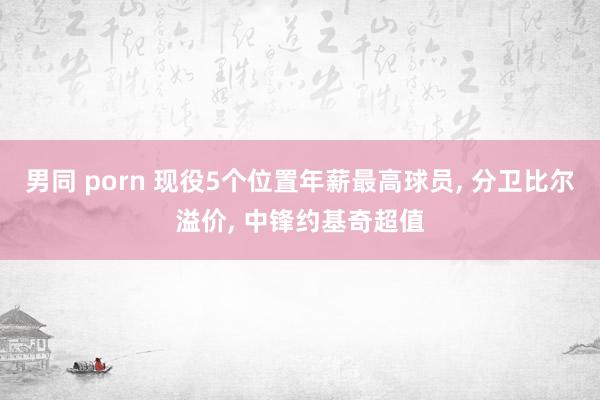 男同 porn 现役5个位置年薪最高球员， 分卫比尔溢价， 中锋约基奇超值