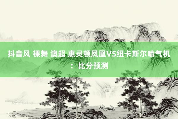 抖音风 裸舞 澳超 惠灵顿凤凰VS纽卡斯尔喷气机：比分预测