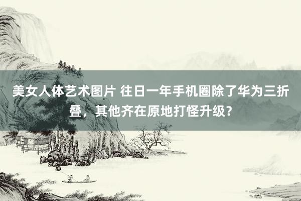 美女人体艺术图片 往日一年手机圈除了华为三折叠，其他齐在原地打怪升级？